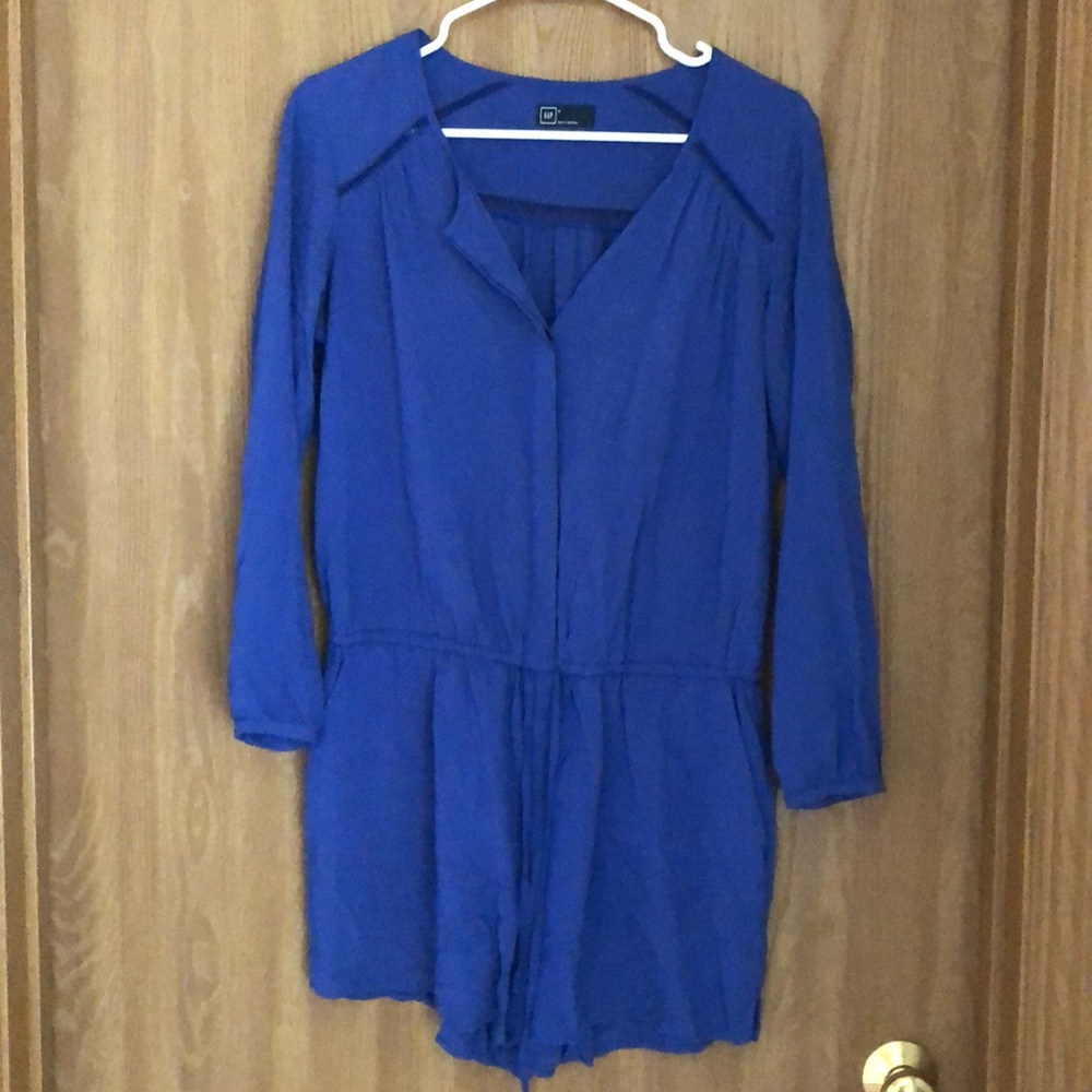 GAP Purple Romper with Pockets